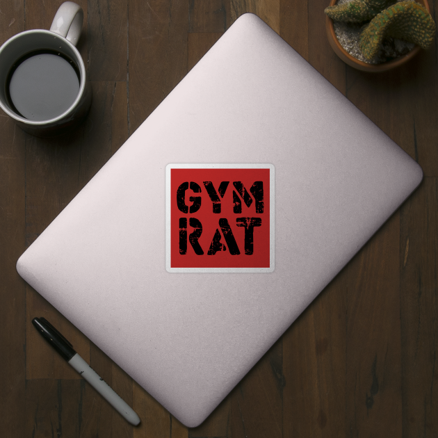 Gym Rat by LefTEE Designs